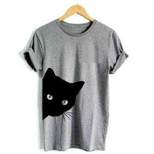 Black cat t shirt